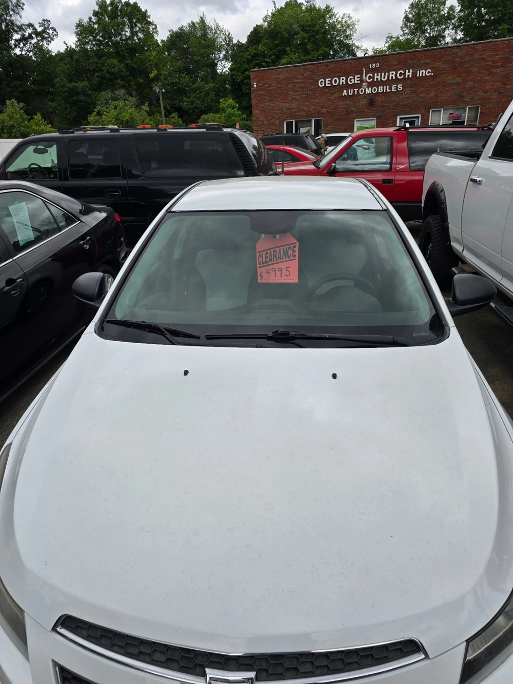 2014 Chevrolet Cruze for sale at George Church Inc
