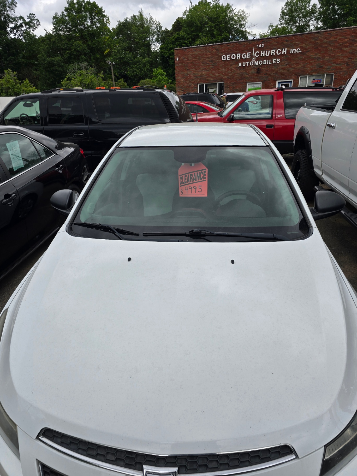 2014 Chevrolet Cruze for sale at George Church Inc